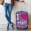 Cute Hairstylist Luggage Cover interestprint