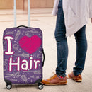 Cute Hairstylist Luggage Cover interestprint