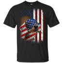 Dachshund American Flag - Independence Day T-shirt Dog T-shirt CustomCat