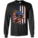 Dachshund American Flag - Independence Day T-shirt Dog T-shirt CustomCat