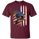 Dachshund Flag American CustomCat