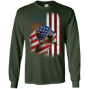 Dachshund Flag American CustomCat