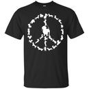 Dachshund Peace Funny Gift Lover Dog Tee Shirt CustomCat