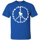 Dachshund Peace Funny Gift Lover Dog Tee Shirt CustomCat