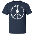 Dachshund Peace Funny Gift Lover Dog Tee Shirt CustomCat