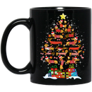 Dachshund Shaped as Christmas Tree Printed Mug 11 Oz - 15 Oz CustomCat