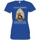 Dachshund T-Shirt Game Of Bones House Dachshund The Mailman Is Coming Funny Gift Lover Dog Tee Shirt CustomCat