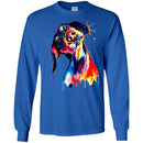 Dachshund Watercolor Funny Gift Lover Dog Tee Shirt CustomCat