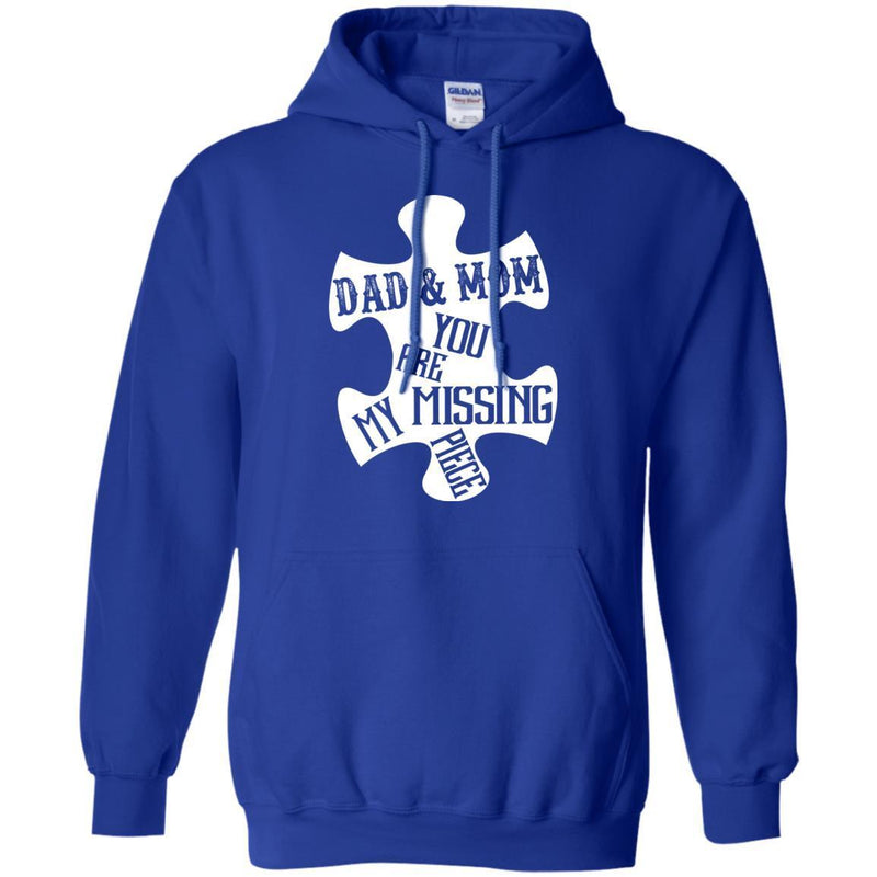 Dad and Mom You Are My Missing Piece T-shirts CustomCat