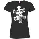 Dad and Mom You Are My Missing Piece T-shirts CustomCat