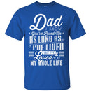 Dad I Know You've Loved Me As Long As I've Lived But I've Loved You My Whole Life T Shirts CustomCat