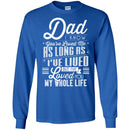 Dad I Know You've Loved Me As Long As I've Lived But I've Loved You My Whole Life T Shirts CustomCat