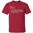 Dad Noun ATM Garbage Man Chauffeur Cook Coach Handyman Groundskeeper Friend T Shirts CustomCat