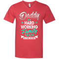 Daddy Is A Hard working Family Man in one word Funny T-shirt CustomCat