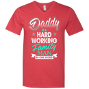 Daddy Is A Hard working Family Man in one word Funny T-shirt CustomCat
