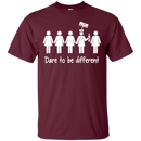 Dare To Be Different Funny Nurse Tshirts CustomCat