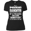DAUGHTER Of Awesom Hairstylist T-shirt CustomCat