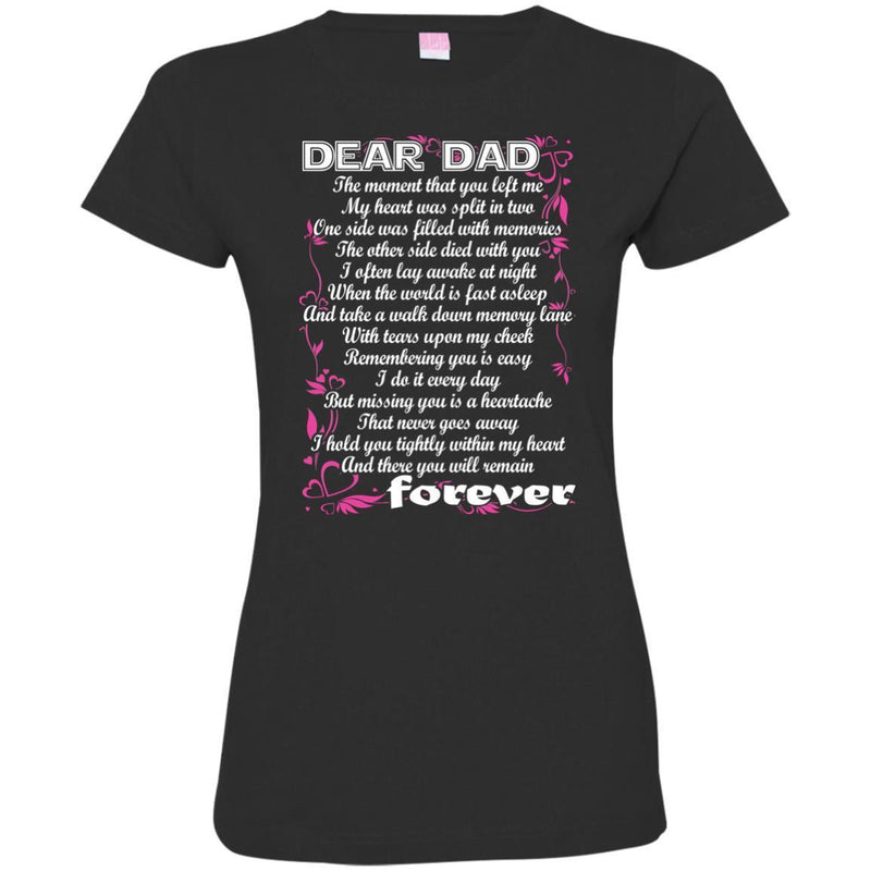 Dear Dad T-shirts CustomCat