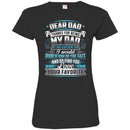Dear Dad Thanks For Being My Dad If I Had A Different Dad Funny Fathers Day Gifts Shirts CustomCat