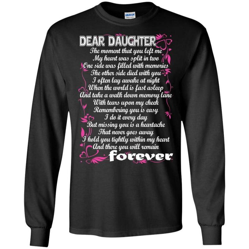 Dear Daughter T-shirts CustomCat