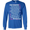 Dear Daughter T-shirts CustomCat