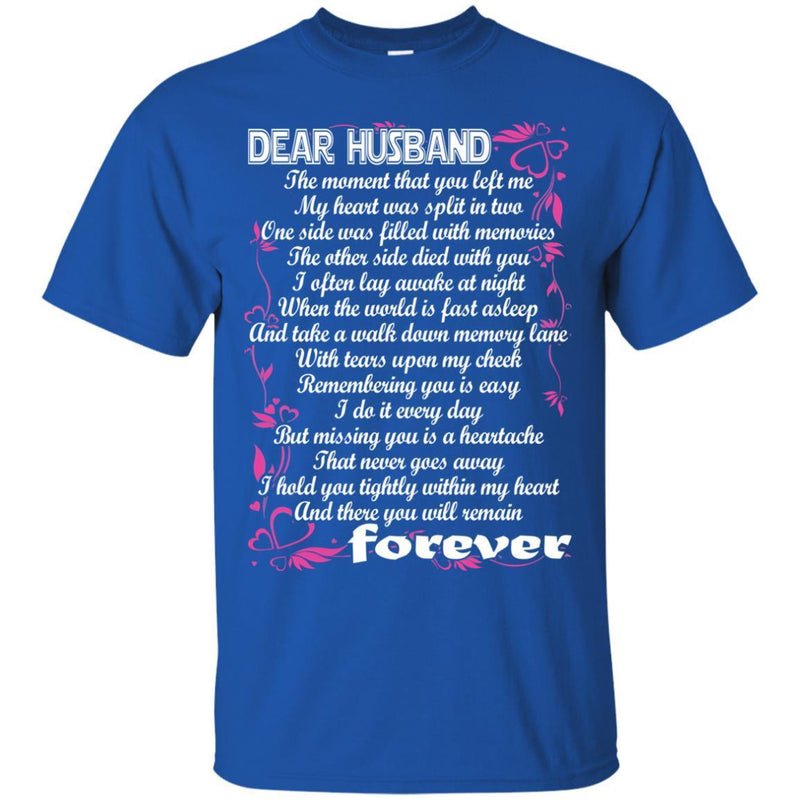 Dear Husband T-shirts CustomCat