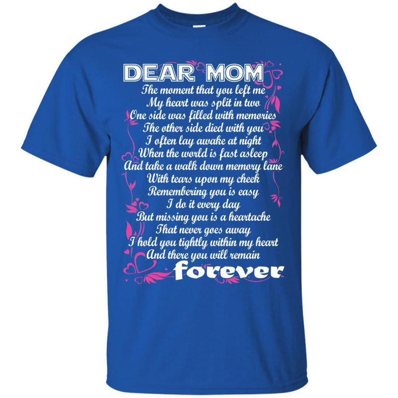 Dear Mom T-shirts CustomCat