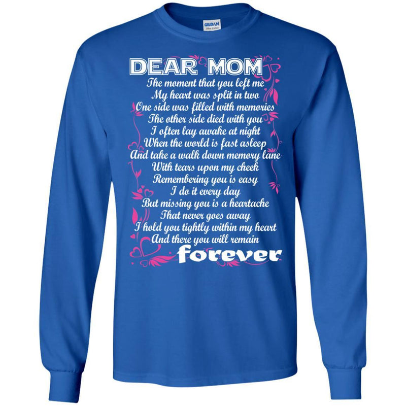 Dear Mom T-shirts CustomCat