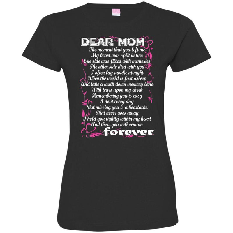 Dear Mom T-shirts CustomCat