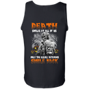 Death Smiles At All Of Us Only The Usmc Veteran Smile Back Halloween T-Shirt Veterans' Day CustomCat