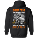Death Smiles At All Of Us Only The Veterans Smile Back Halloween T-Shirt Veterans' Day CustomCat