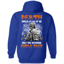 Death Smiles At All Of Us Only The Veterans Smile Back Halloween T-Shirt Veterans' Day CustomCat