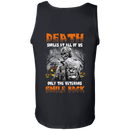 Death Smiles At All Of Us Only The Veterans Smile Back Halloween T-Shirt Veterans' Day CustomCat