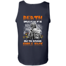 Death Smiles At All Of Us Only The Veterans Smile Back Halloween T-Shirt Veterans' Day CustomCat