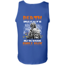 Death Smiles At All Of Us Only The Veterans Smile Back Halloween T-Shirt Veterans' Day CustomCat
