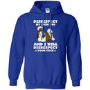 Disrespect My Shih Tzu And I Will Disrespect Your Face Funny Gift Lover Dog Tee Shirt CustomCat