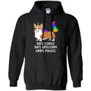 Dog T-Shirt 50% Corgi 50% Unicorn 100% Magic Rainbow Doodle Funny Graphic Dog Gift Tee Shirt CustomCat