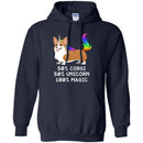 Dog T-Shirt 50% Corgi 50% Unicorn 100% Magic Rainbow Doodle Funny Graphic Dog Gift Tee Shirt CustomCat