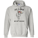 Dog T-Shirt Just A Woman Who Loves Chihuahuas Funny Cute Pet Owner Rescue Gift Shirts CustomCat