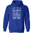 Don't Mess With Me I Have A Crazy Grandpa Irish Man Funny Gifts Patrick's Day Irish T-Shirt