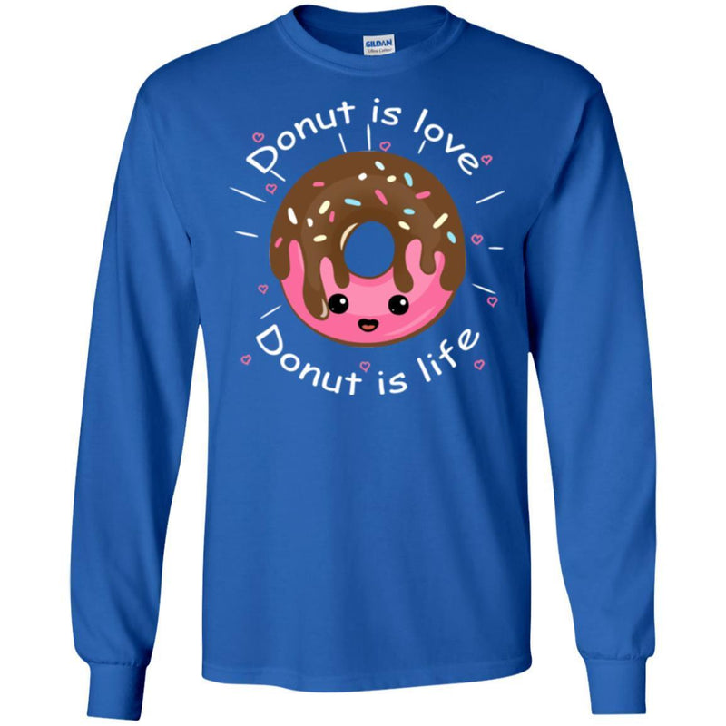 Donut T-Shirt Funny Donut Is Love Dear Donut Is Life Tee Shirt Cute Gift CustomCat