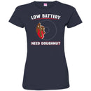 Donut T-Shirt Low Battery Energy Need Doughnut Funny Gift Donut Lover Tee Shirt CustomCat