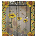 Dragonfly Shower Curtains Faith Hope Love Dragonfly Sunflower For Bathroom Decor