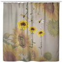 Dragonfly Shower Curtains Faith Hope Love Dragonfly Sunflower For Bathroom Decor