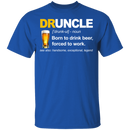 Druncle Born To Drink Beer Forced To Work CustomCat