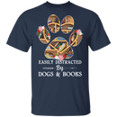 Easily Distracted By Dogs And Books