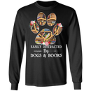 Easily Distracted By Dogs And Books