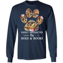 Easily Distracted By Dogs And Books