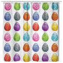 Easter Egg Shower Curtains Bathroom Decor