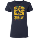 Educated Black Queen Black History Month T-Shirt for Men Women African Pride Shirts